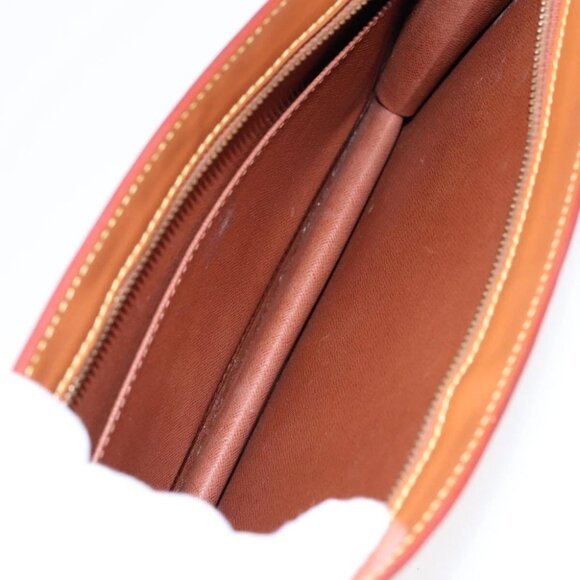 LOUIS VUITTON Epi Pochette Homme Clutch Bag Brown Zipangu Gold - Picture 15 of 16